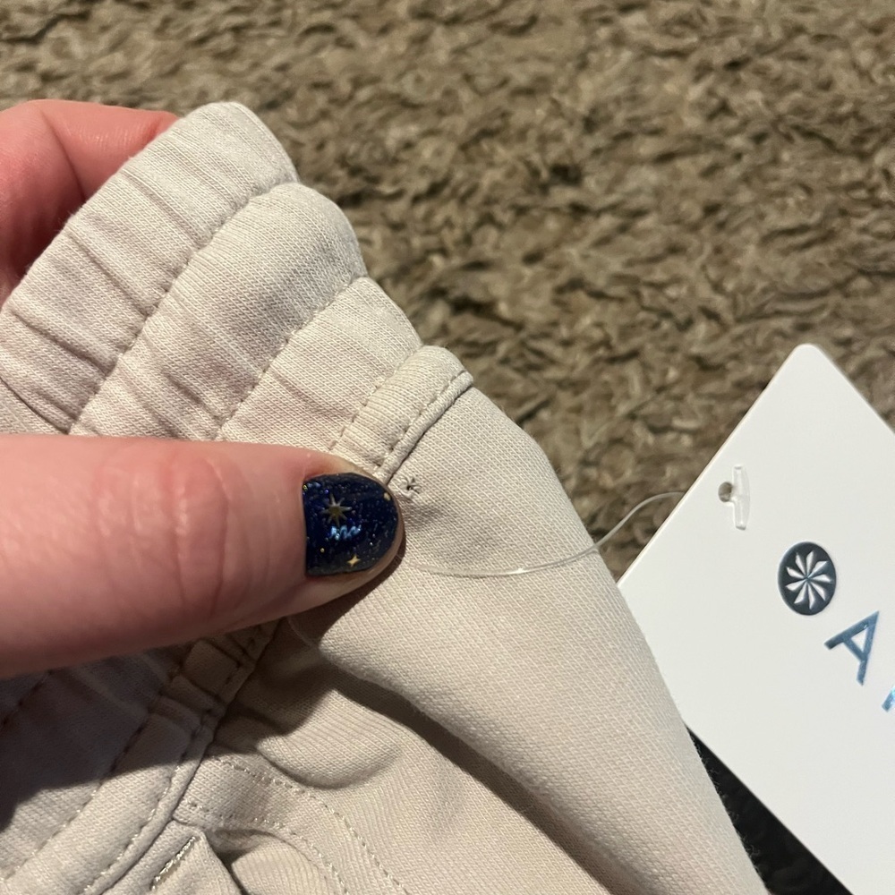 NWT Athleta Retroterry Mid Rise Jogger Abalone Grey Large - Picture 5 of 11
